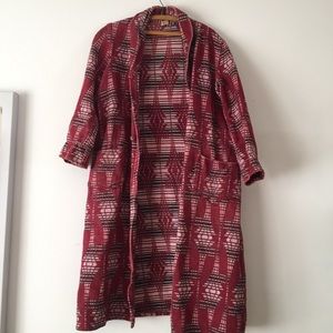 Vintage blanket robe